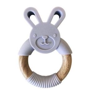 NWT: Chewable Charm Bunny Teether - Lavender